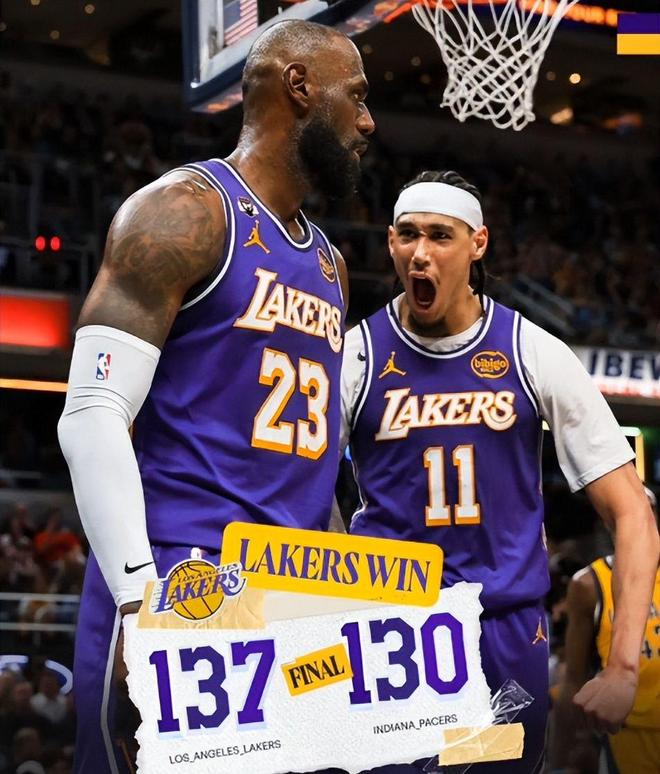 湖人客场险胜步行者 东契奇43分詹姆斯23+9+9