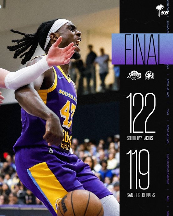 南湾湖人险胜圣迭戈快船晋级季后赛次轮