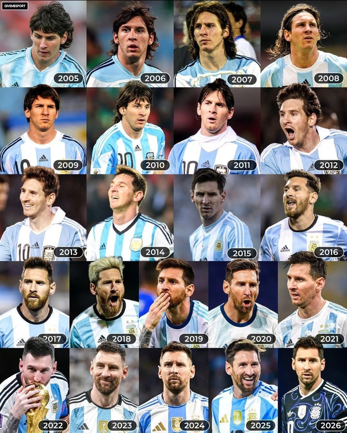 梅西22载国家队生涯闪耀世界杯征程